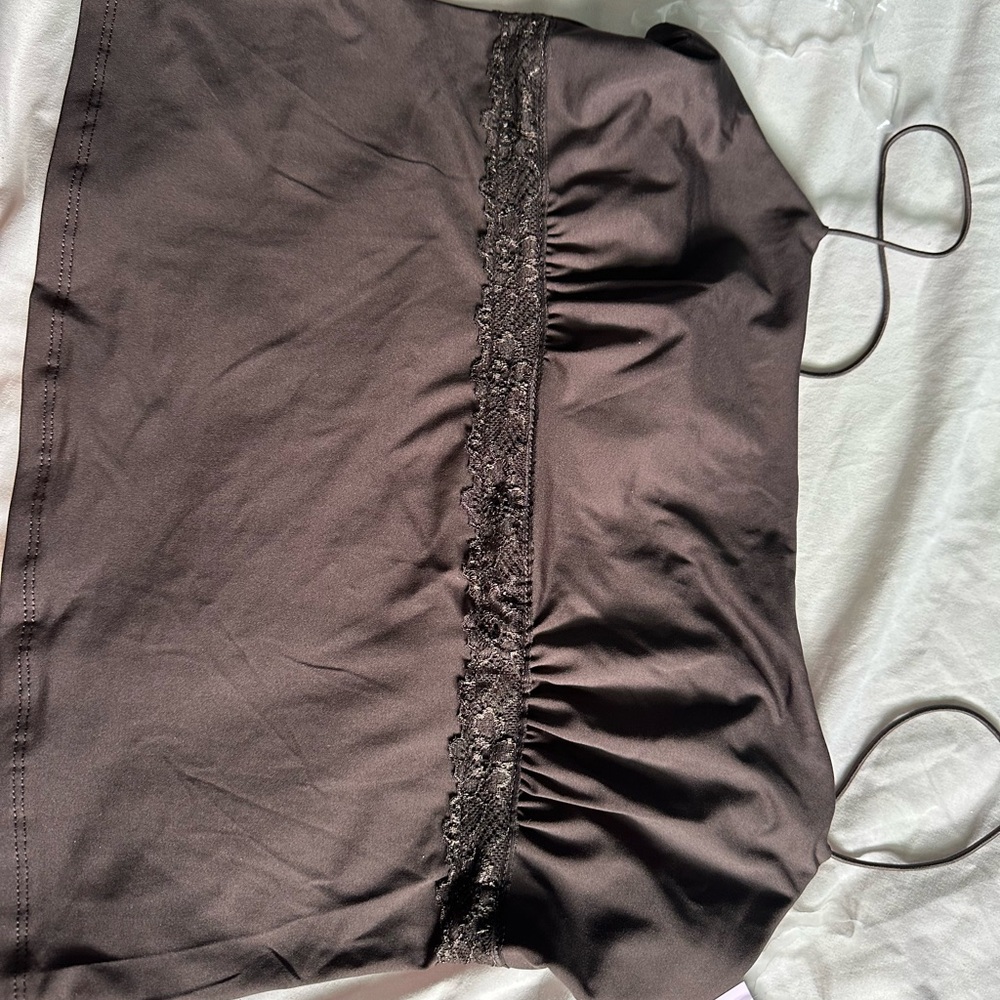 Wild Fable Black Lace Detail Slip